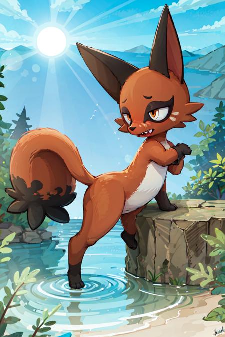 11639-3623136088-masterpiece,best_quality__Nickit, pokemon (creature),__,tail____forest, lake, day,sunlight.png